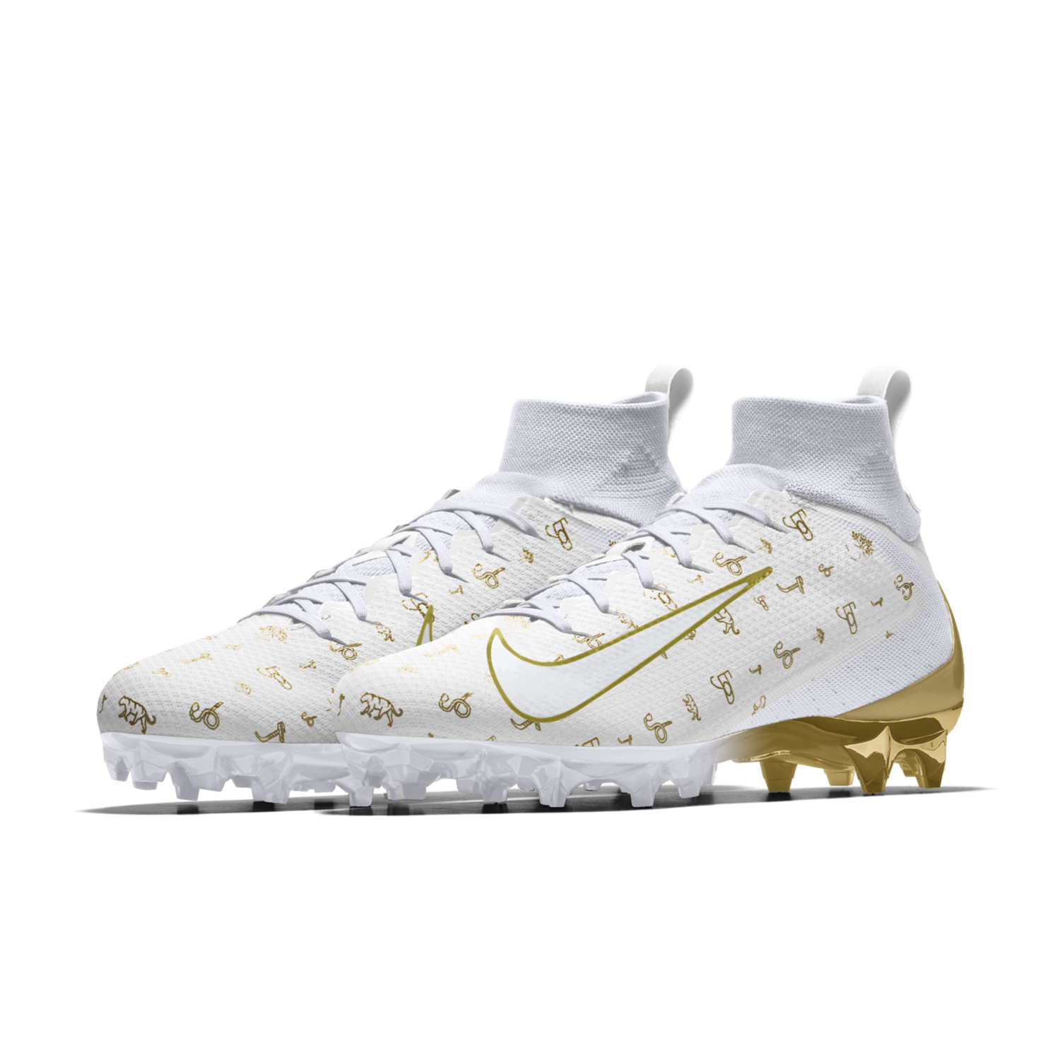 Nike vapor untouchable 3 gold and white discount